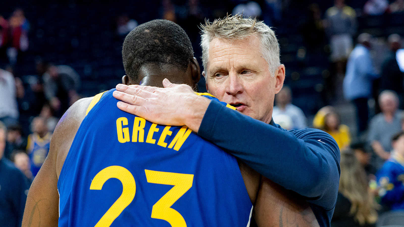 Steve Kerr turns Stephen Curry-Michael Jordan question into Draymond Green mic drop