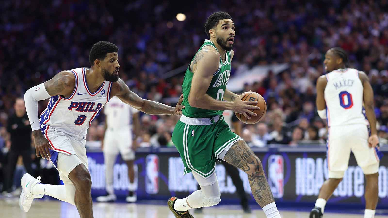Celtics’ Jayson Tatum explains concerning in-game leg issue vs. 76ers