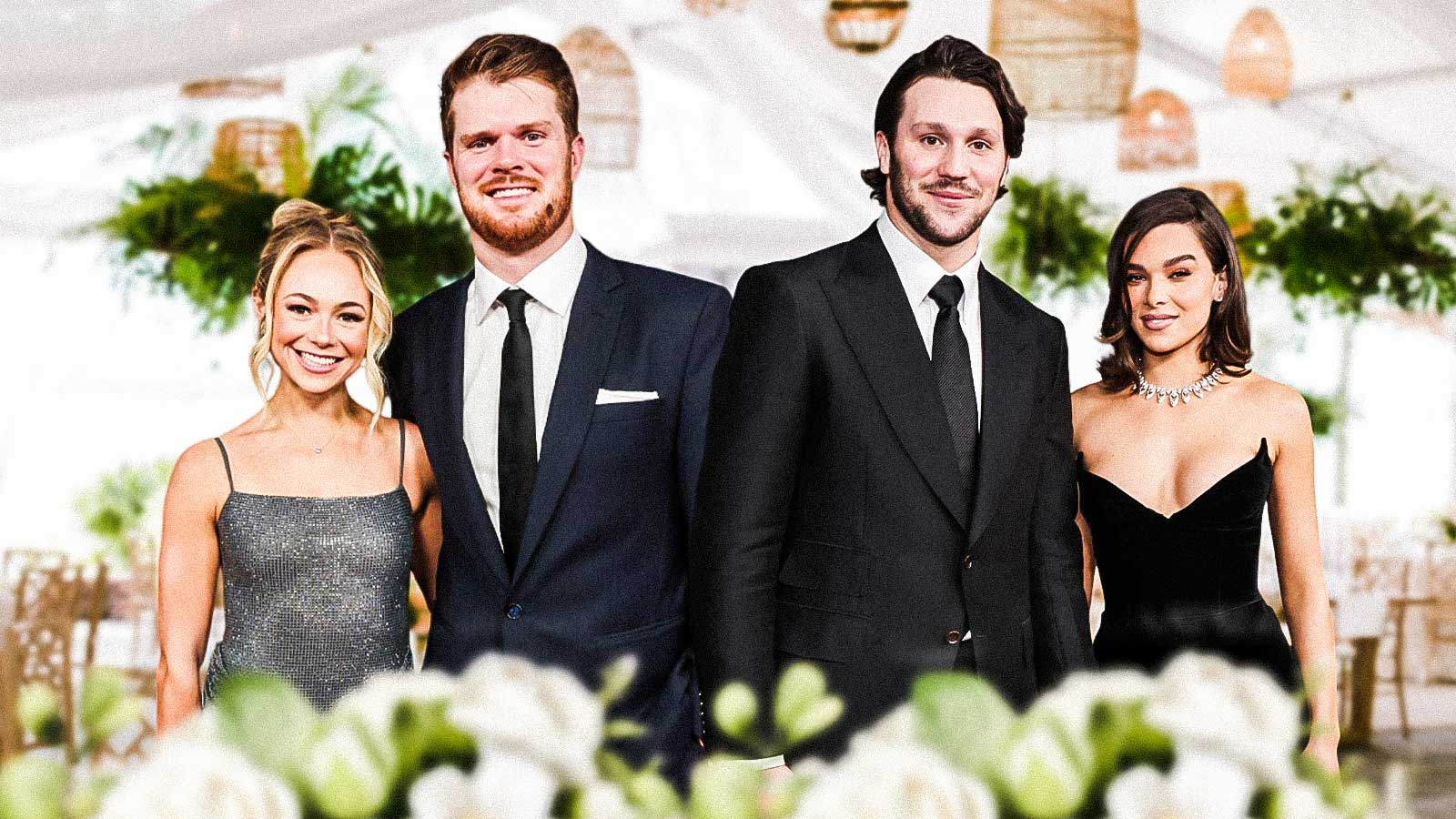 Bills’ Josh Allen, Hailee Steinfeld had a special role at Sam Darnold’s wedding