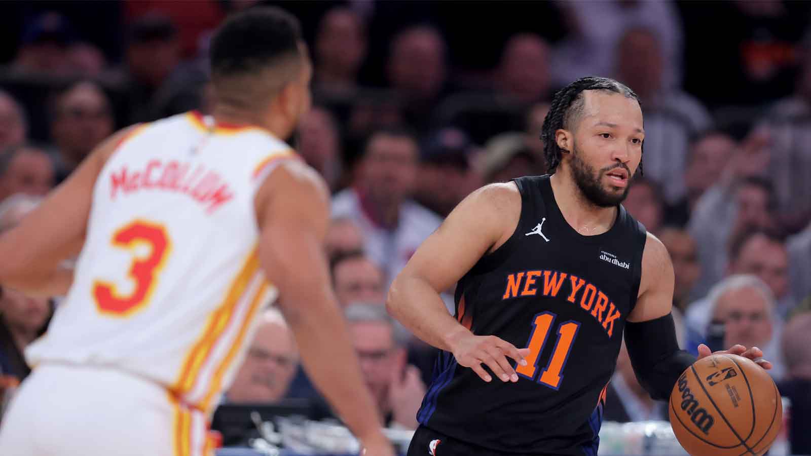 Knicks’ Jalen Brunson weighs in on latest round of CJ McCollum drama