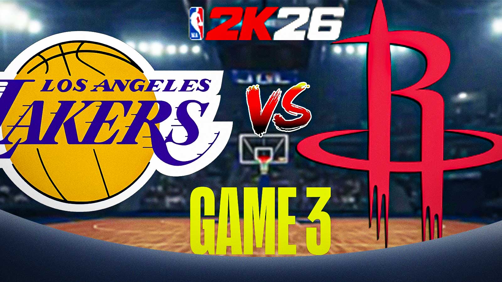 Lakers vs. Rockets Game 3 Results According to NBA 2K26
