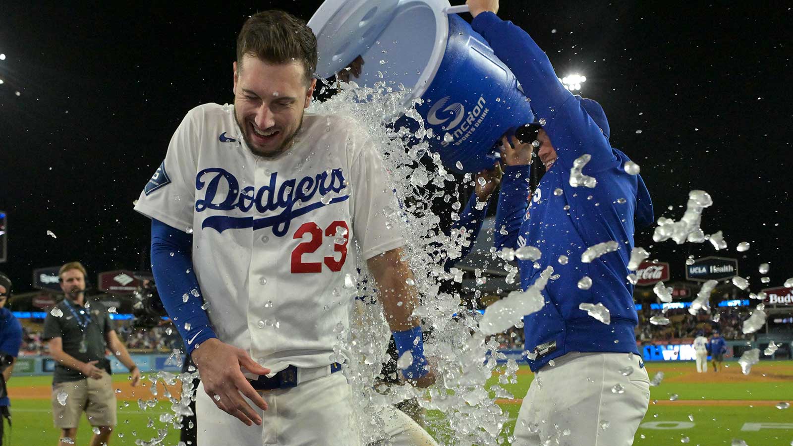 Dodgers outfielder Kyle Tucker’s initial reaction to game-winning hit is too perfect