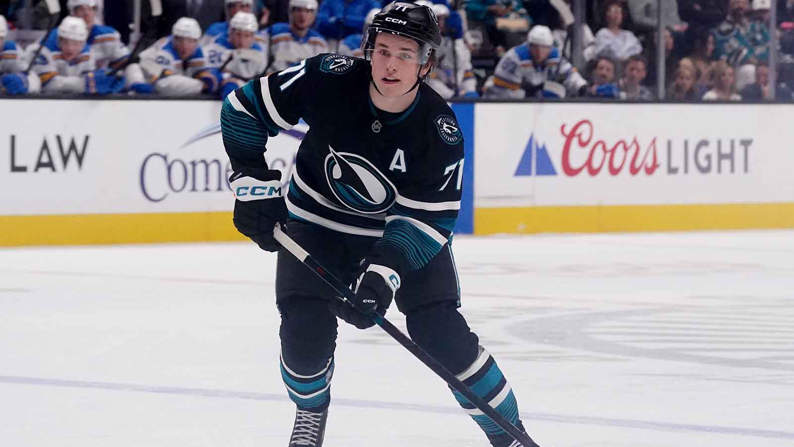 Macklin Celebrini passes Joe Thornton for new Sharks record