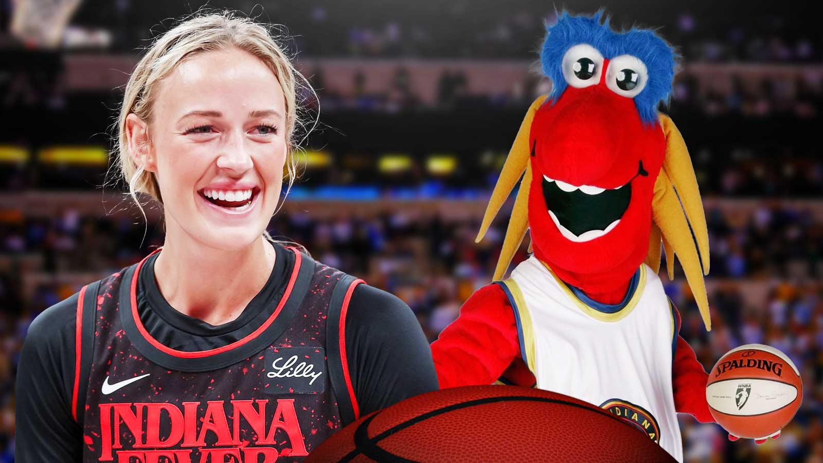 Fever mascot reacts to ‘pal’ Sophie Cunningham re-signing