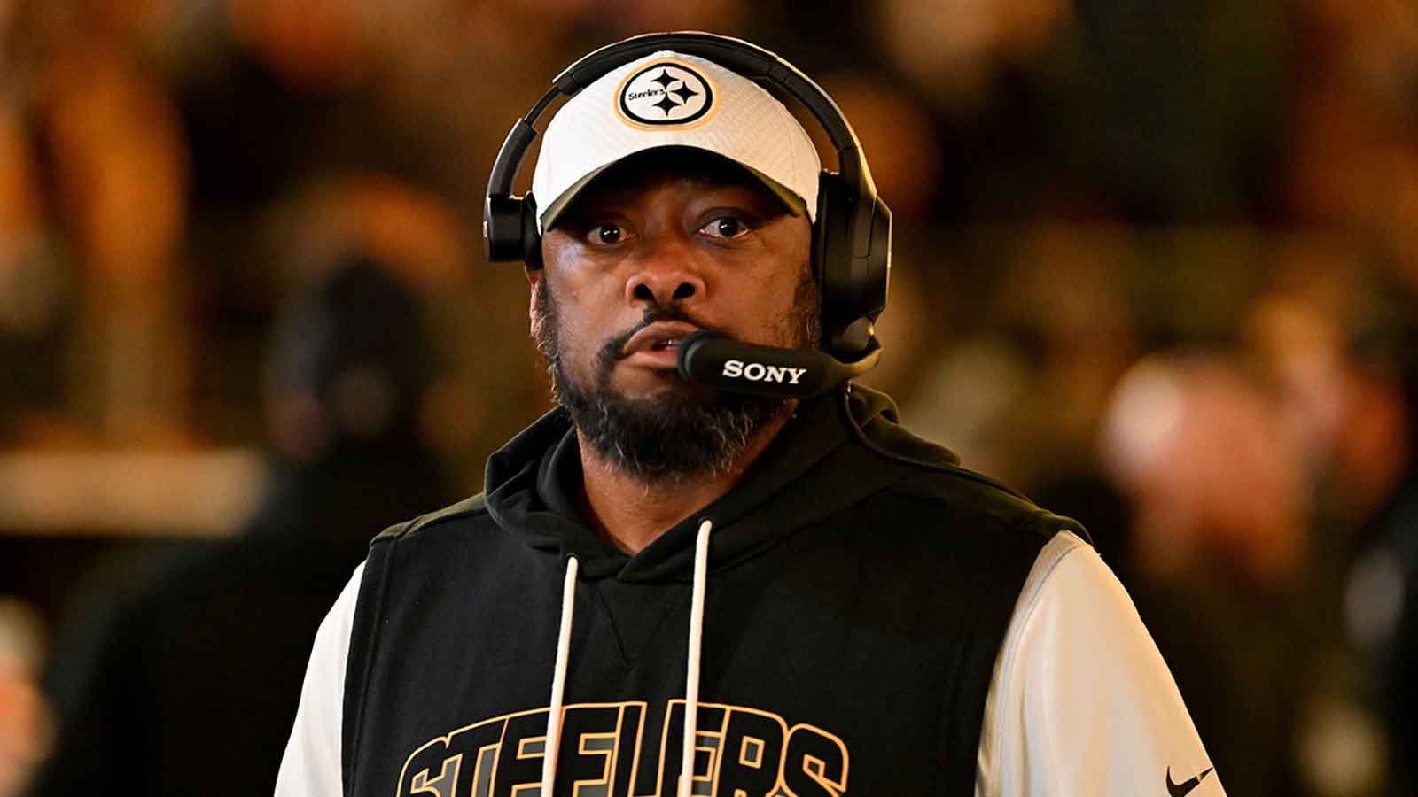 NBC studio analyst Mike Tomlin with the Pittsburgh Steelers in 2026.