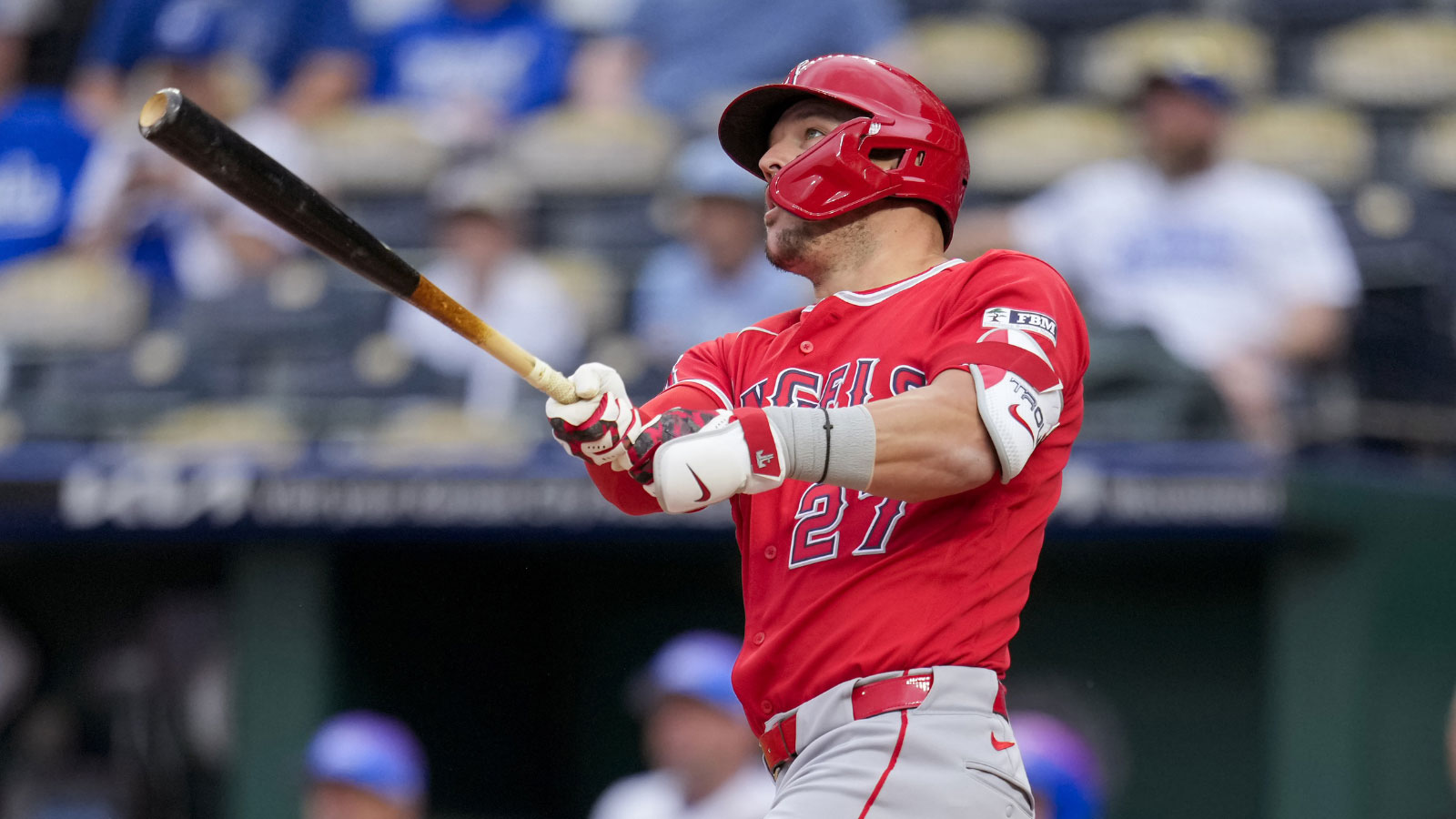 Angels’ Mike Trout declines to ‘even talk about’ swirling trade rumors