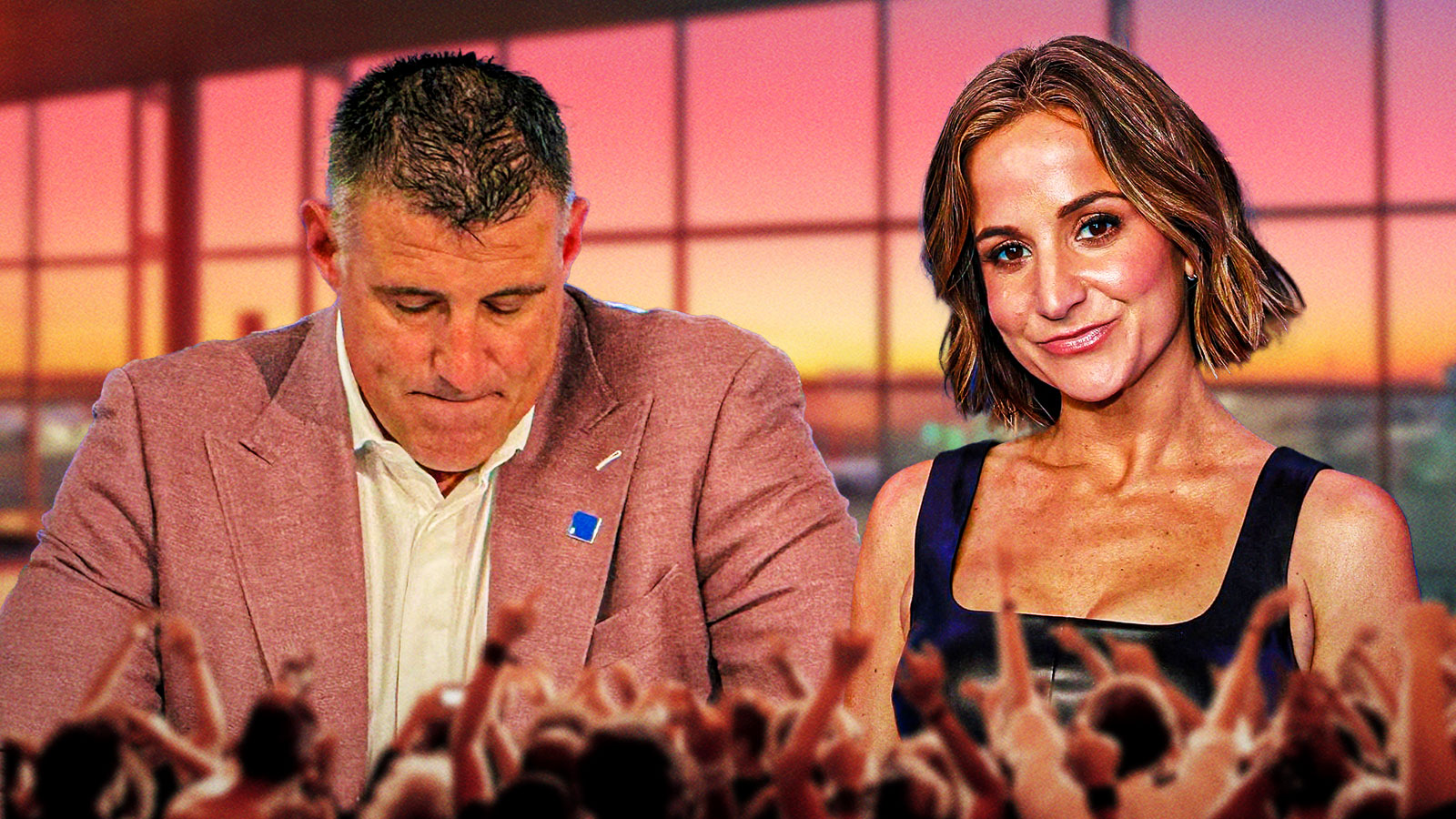 Mike Vrabel hounded by ‘photographer’ who crossed line with Dianni Russini scandal questions