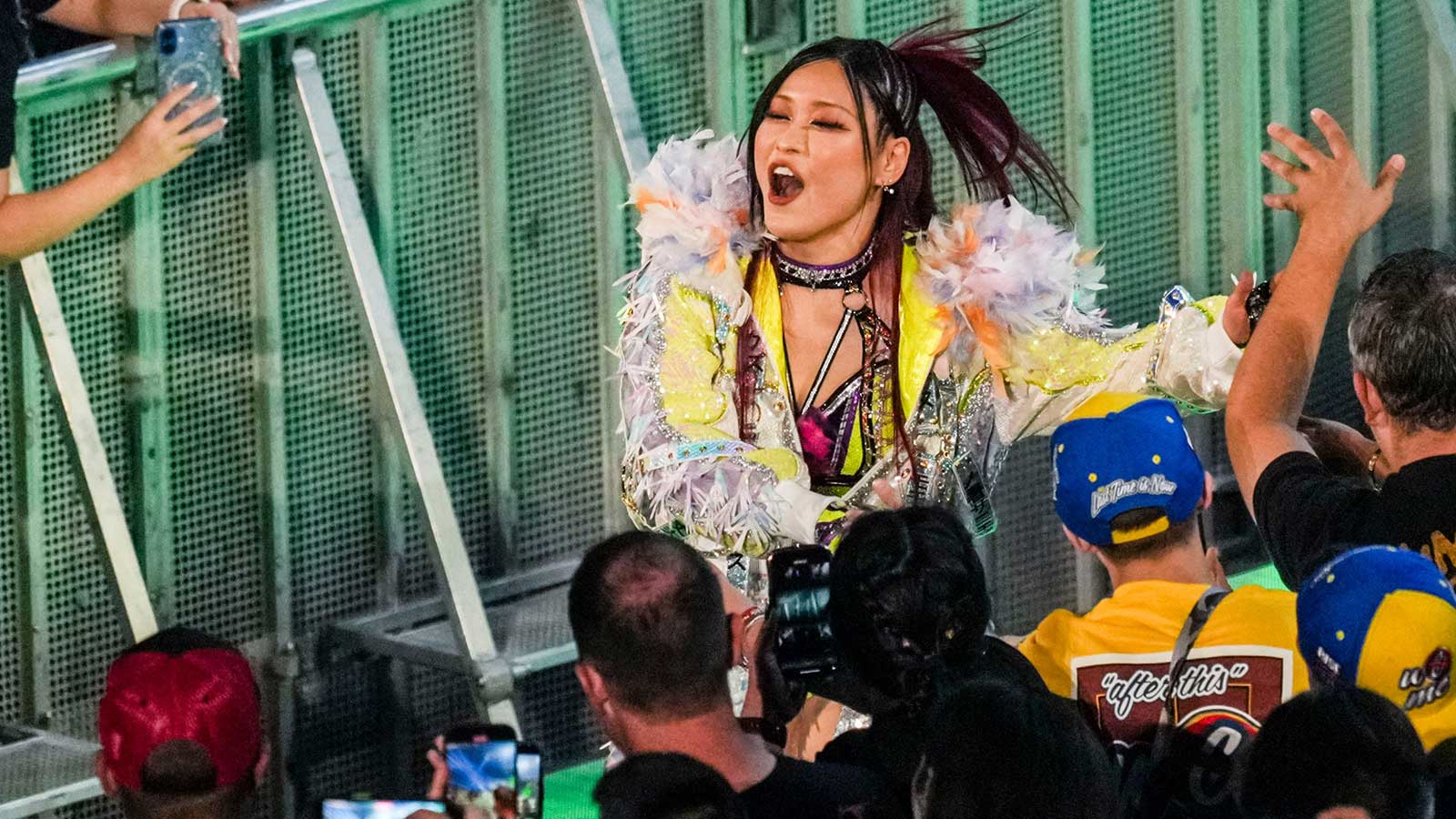 New angle surfaces of WWE star Iyo Sky’s scary fall on RAW