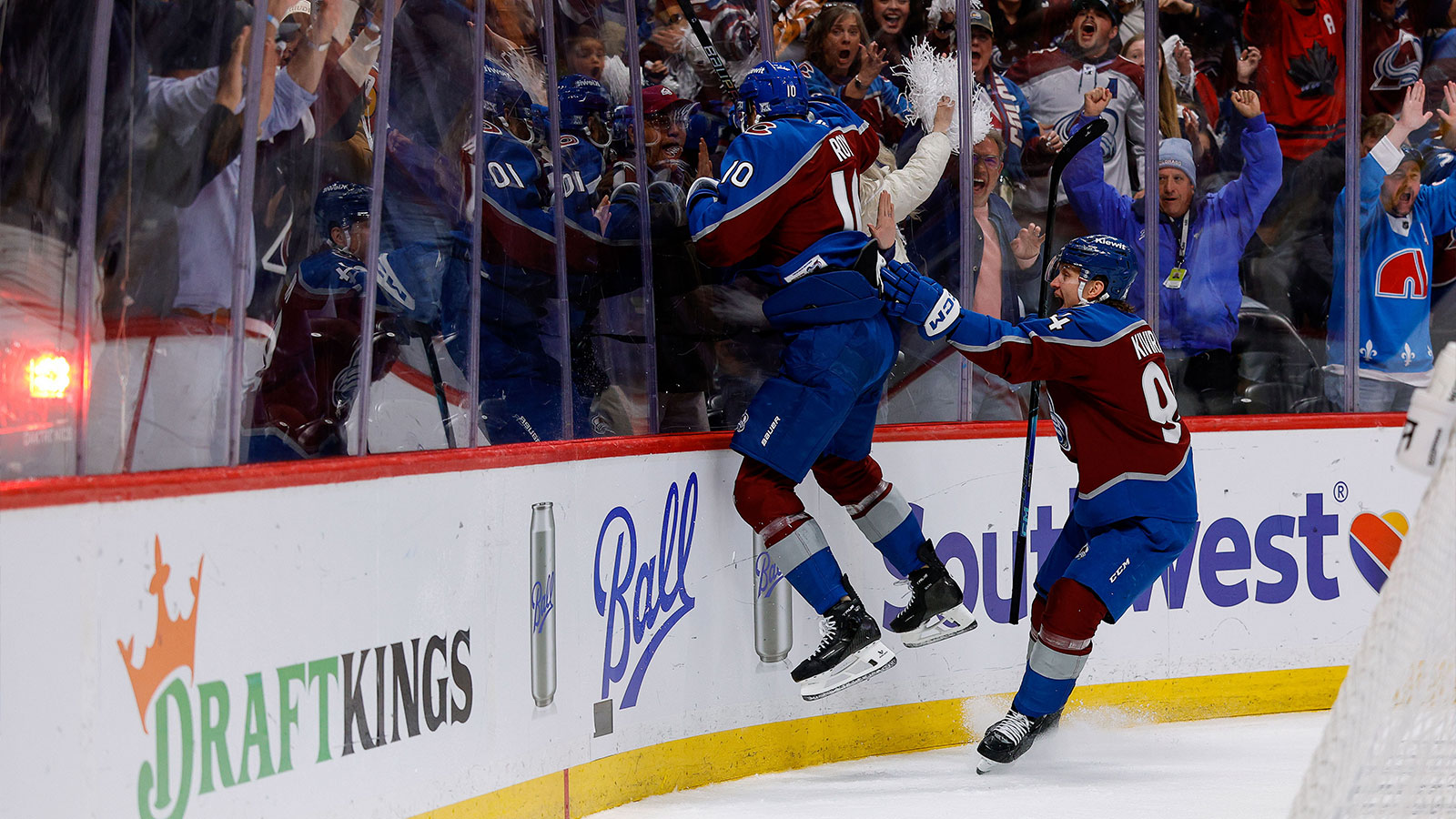 Avalanche forward Nicolas Roy’s immediate reaction to scoring Game 2 OT winner