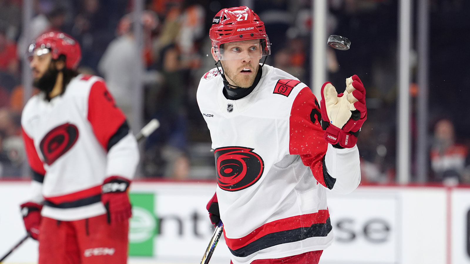 Nikolaj Ehlers adds name to Hurricanes history books in loss to Flyers