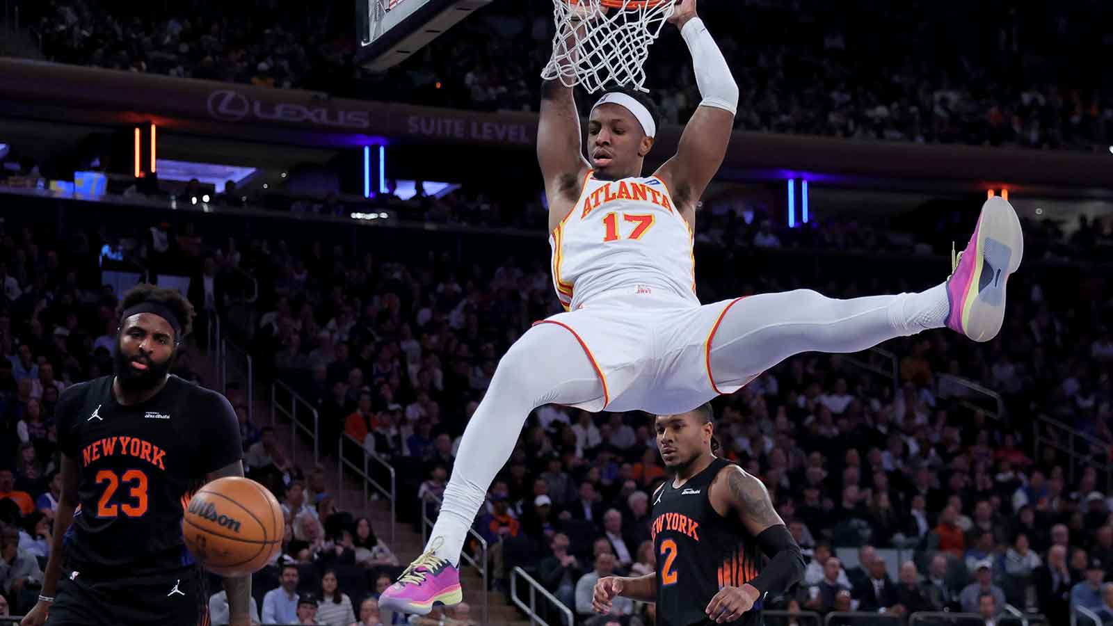 Onyeka Okongwu urges Hawks fans to get loud for Game 3