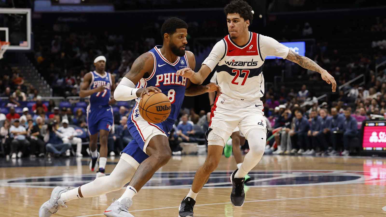 Paul George’s 24-point 1st half has 76ers hyped for playoffs