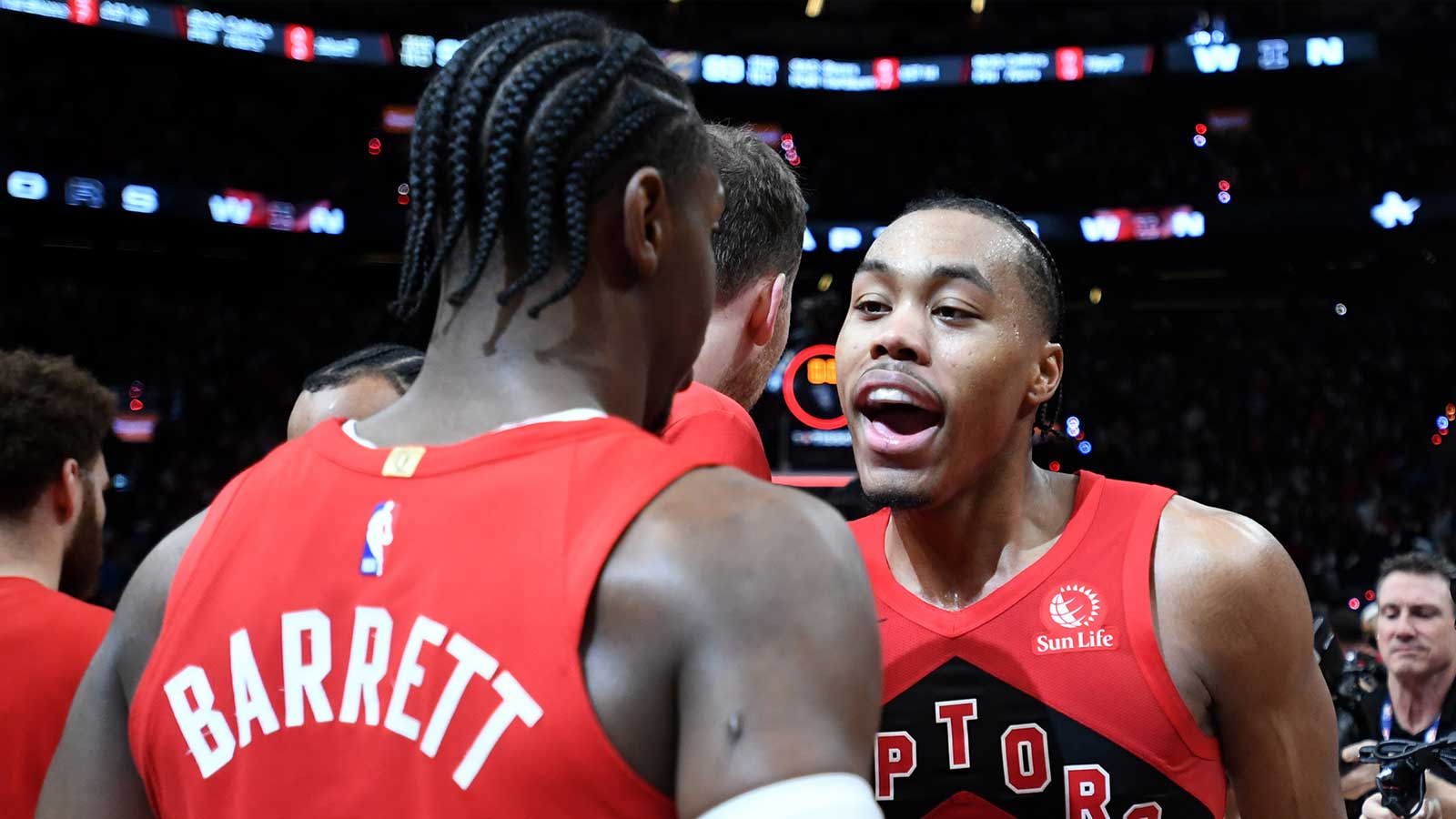Raptors’ Scottie Barnes reveals RJ Barrett’s request before game-winner vs. Magic