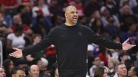 Rockets Head Coach Ime Udoka reacts