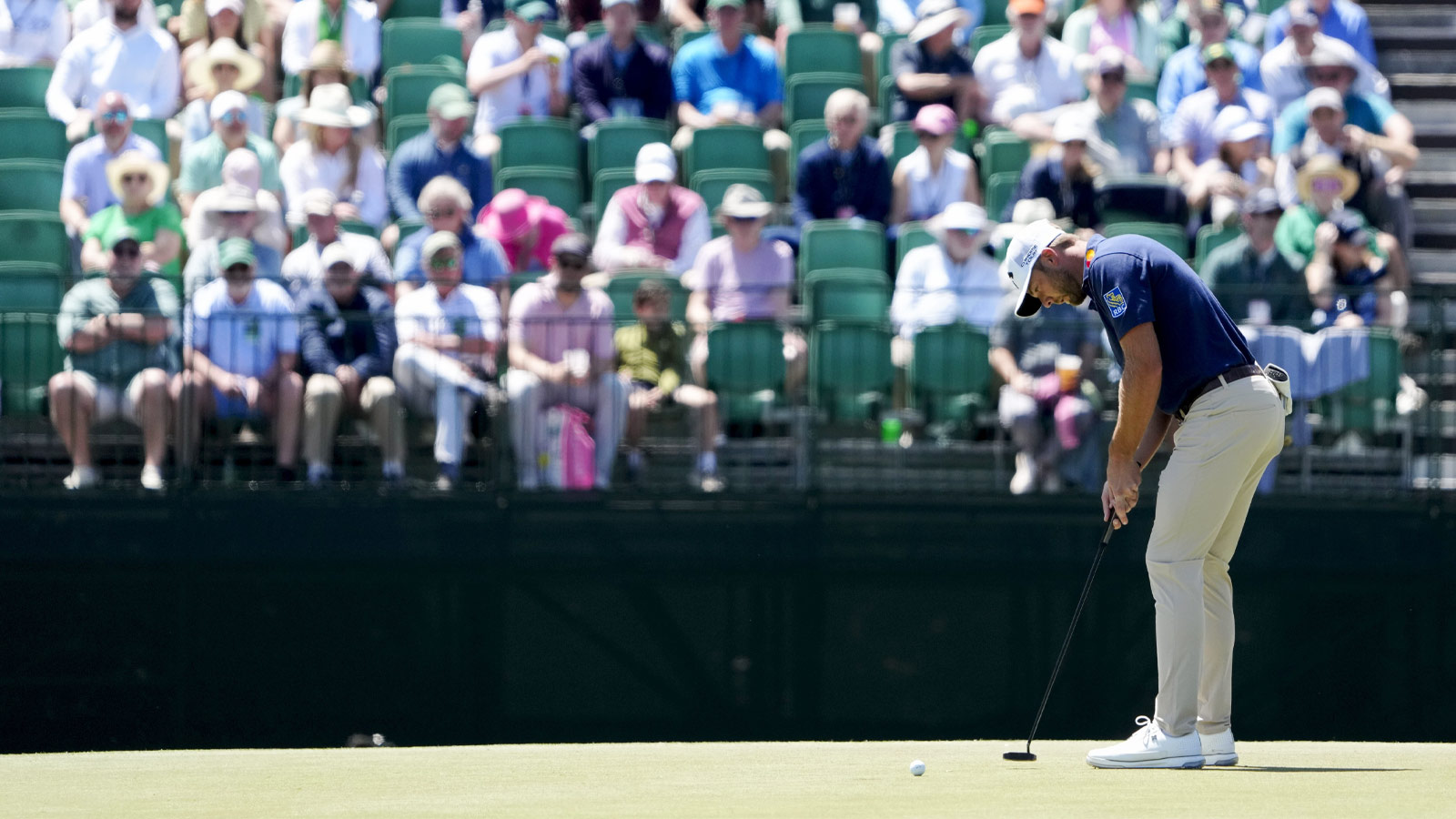 Sam Burns sets Augusta National personal best for clubhouse lead at the Masters