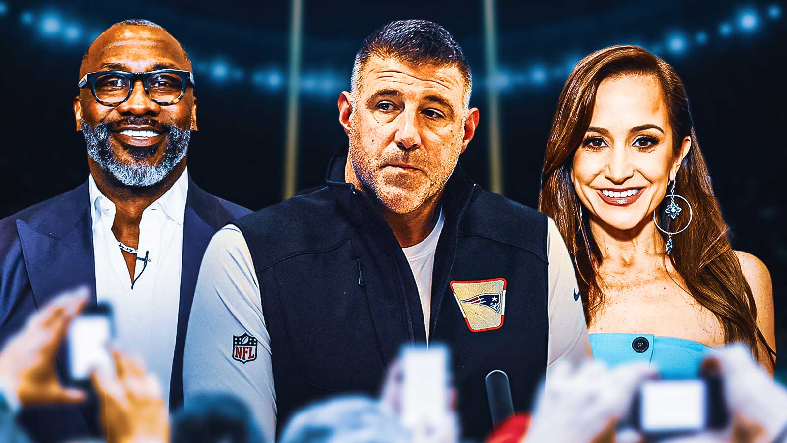 Shannon Sharpe defends Mike Vrabel staying with the Patriots amid Dianna Russini scandal