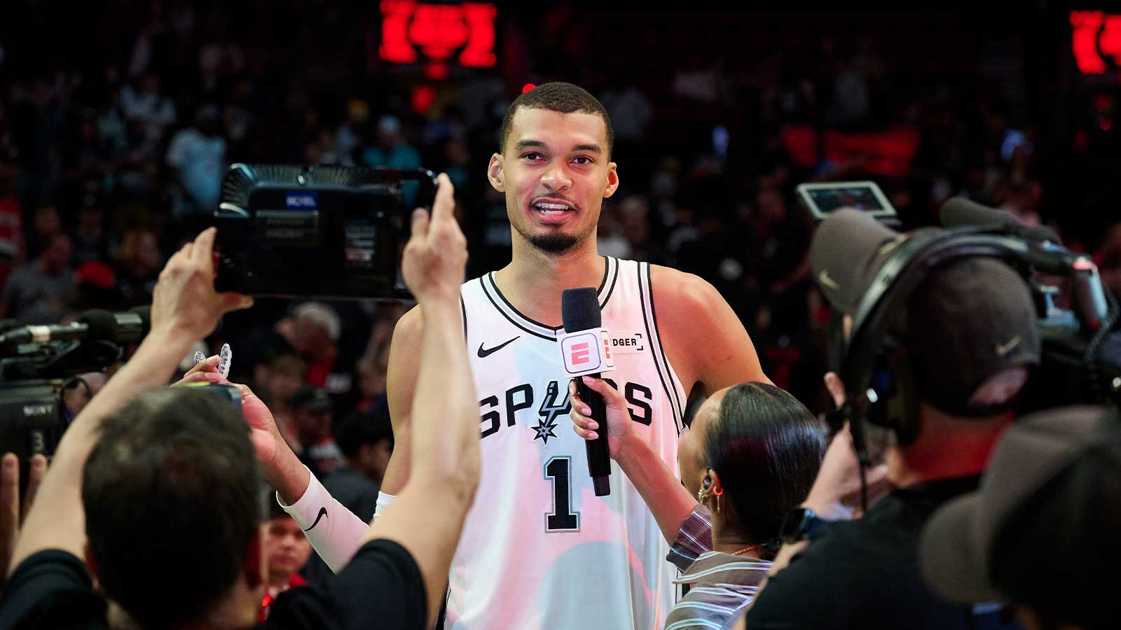 Spurs’ Victor Wembanyama shouts out unheralded MVP after Game 4 win vs. Blazers