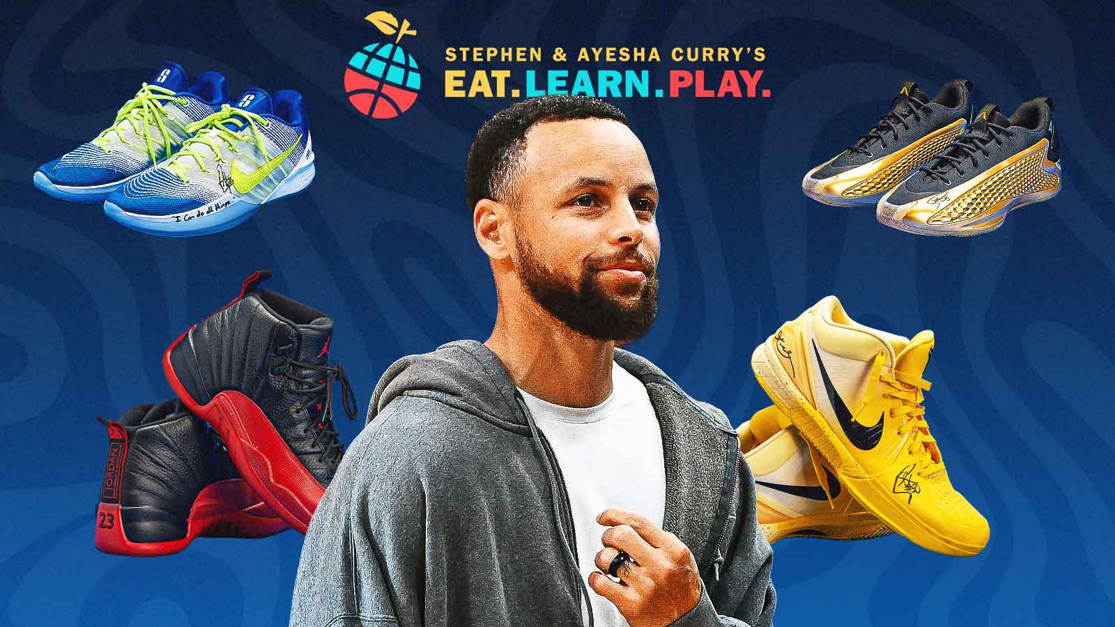 Stephen Curry’s sneaker free agency leads to 70-plus-shoe auction for Eat. Learn. Play. Foundation: ‘Every pair tells a story’