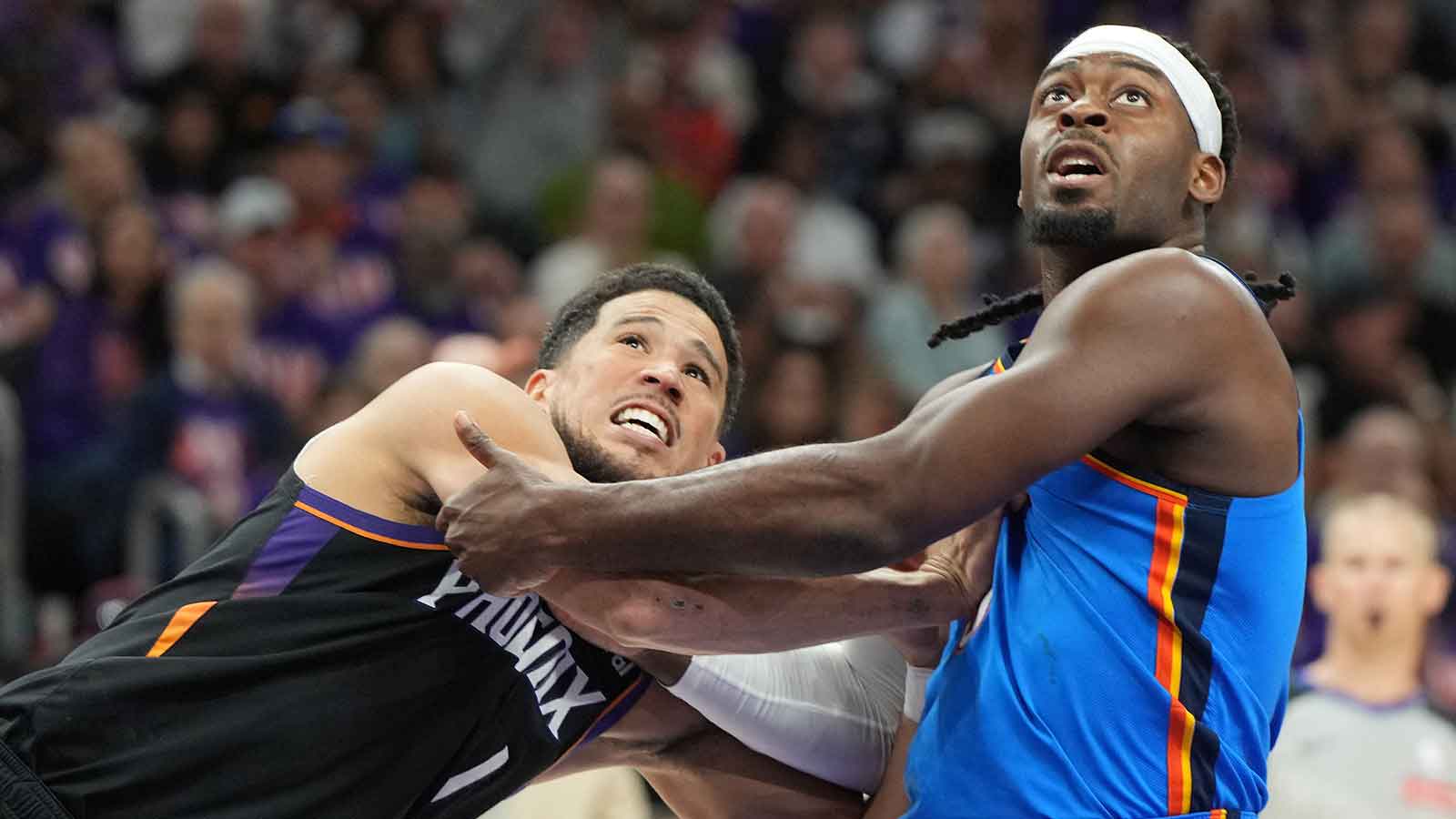 https://wp.clutchpoints.com/wp-content/uploads/2026/04/Suns-guard-Devin-Booker-1-and-Thunder-guard-Luguentz-Dort-5-fight.jpg
