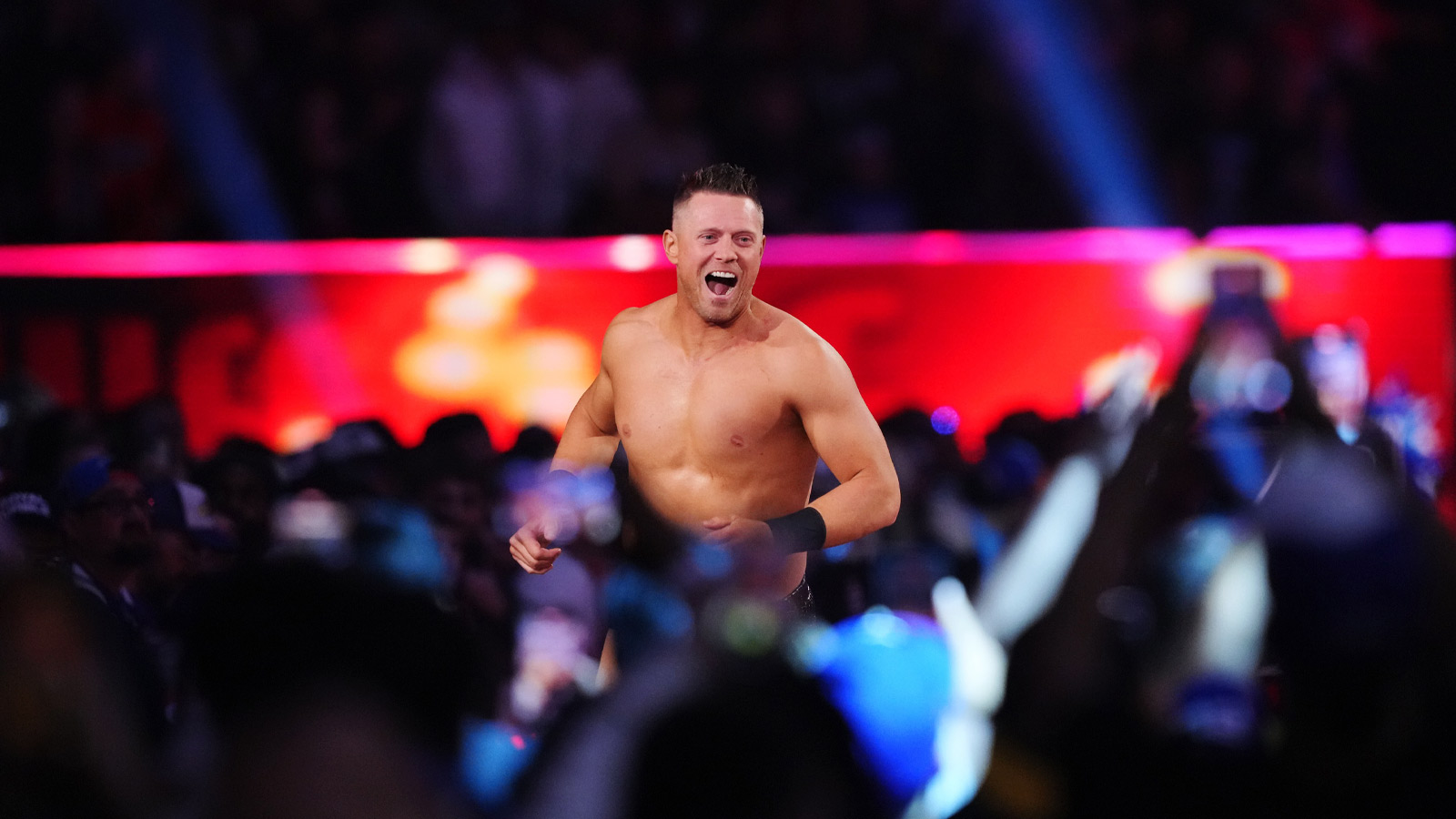 WWE star The Miz at the Royal Rumble.