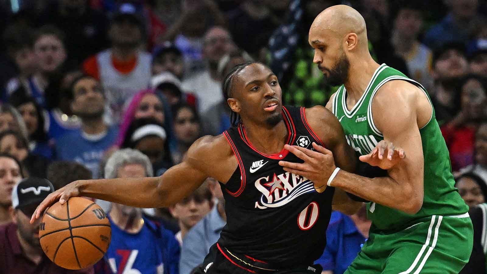 Allen Iverson goes wild for 76ers star Tyrese Maxey’s heroics