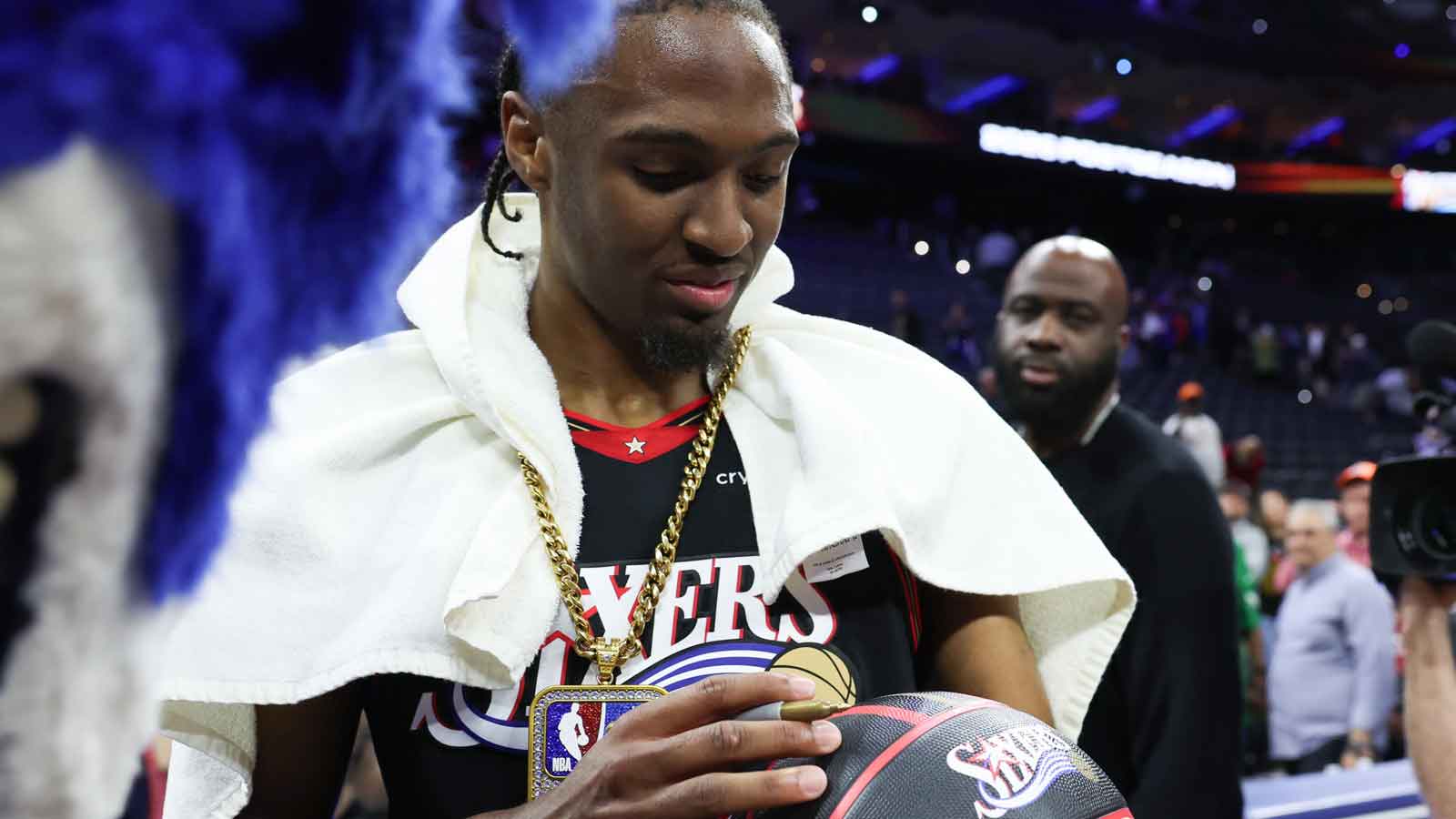 Tyrese Maxey’s immediate reaction to 76ers’ play-in win vs. Magic