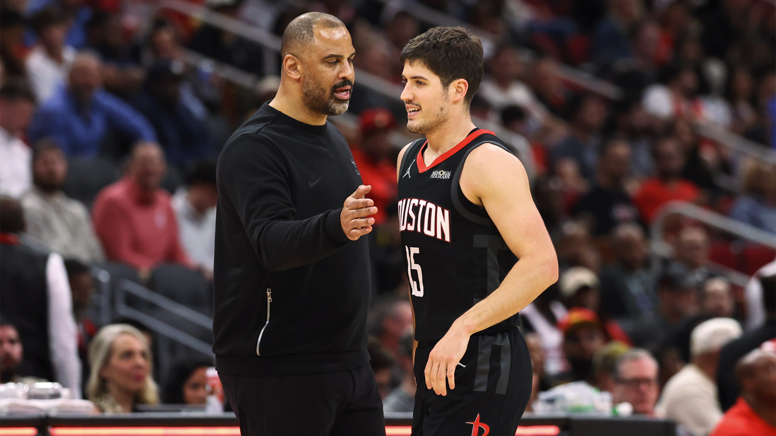 Why Rockets’ Ime Udoka loved Reed Sheppard’s Game 4 fight after previous struggles vs. Lakers