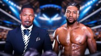 Jamie Foxx and WWE Superstar Trick Williams.