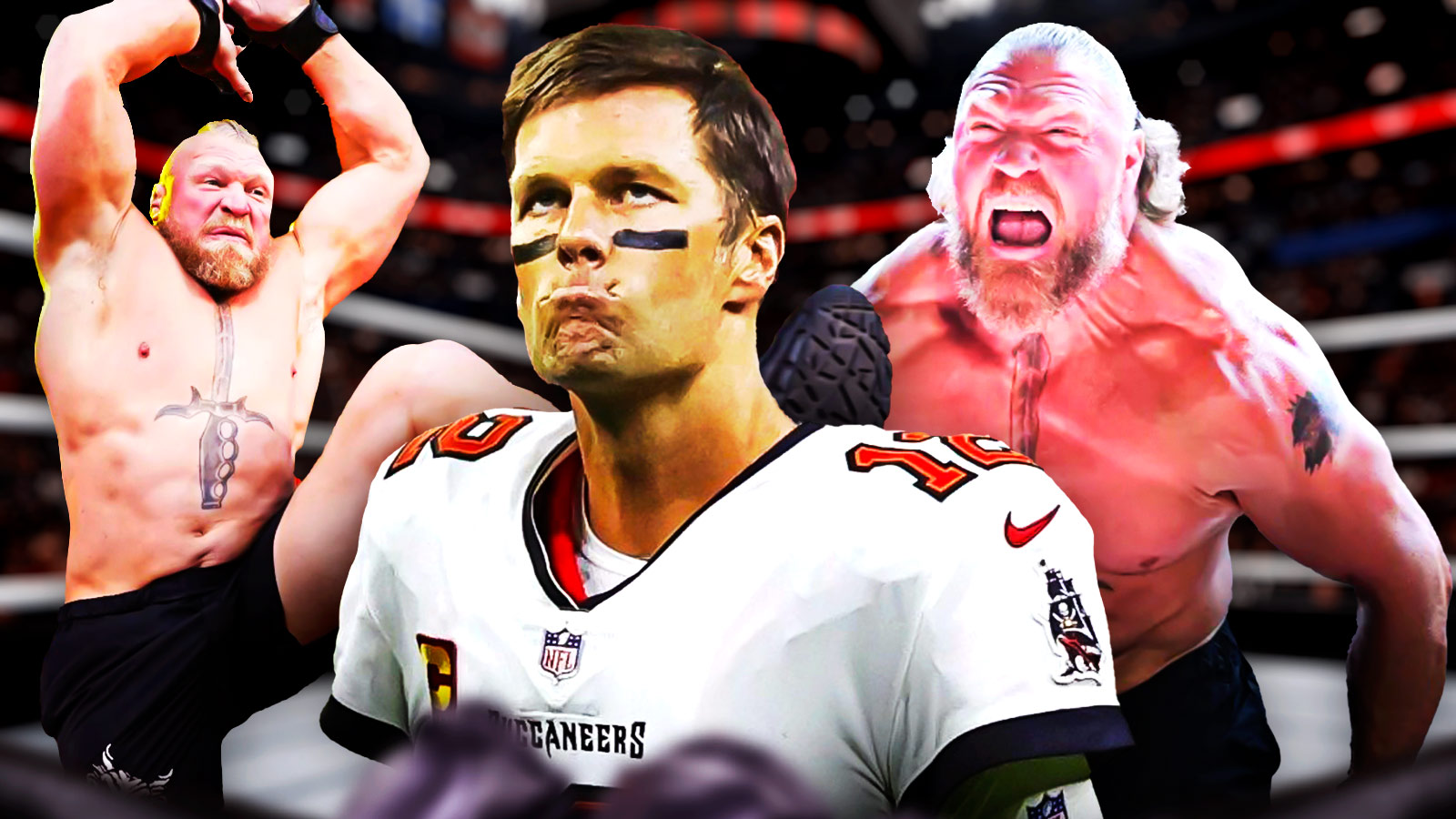 WWE legend wants to ‘feed’ Tom Brady to Brock Lesnar after ‘cute’ comments