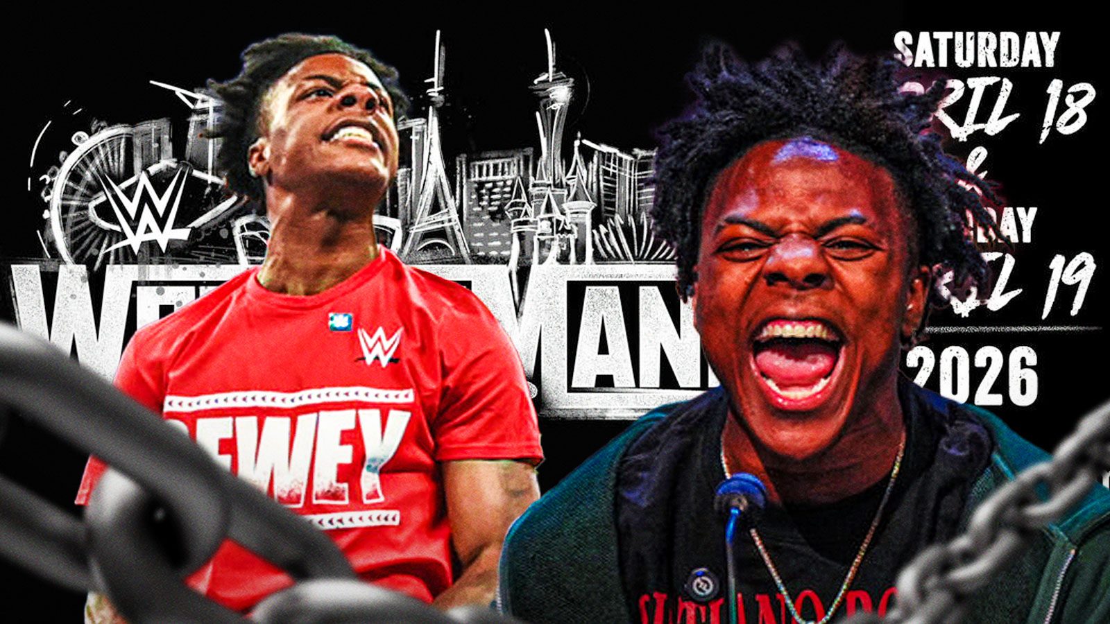 IShowSpeed planned for multi-man WWE WrestleMania 42 match