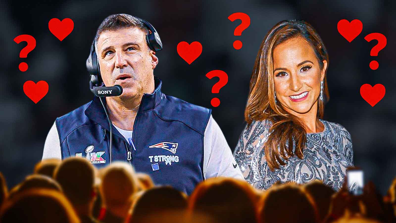 Who are Mike Vrabel’s, Dianna Russini’s partners?