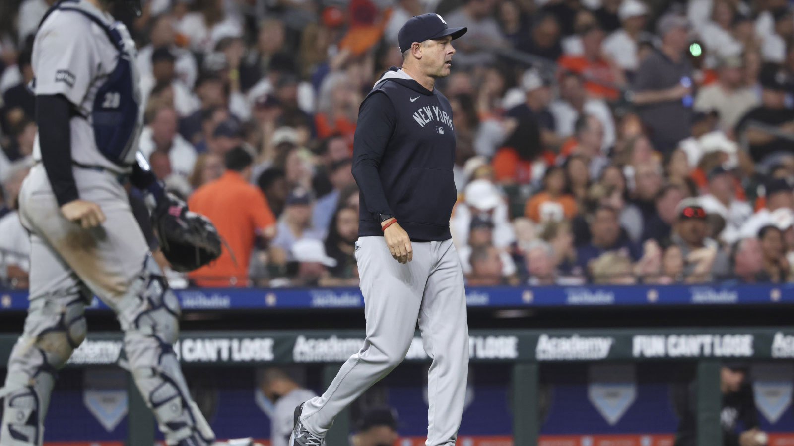 Yankees’ Aaron Boone reveals immediate reaction to Red Sox firing Alex Cora