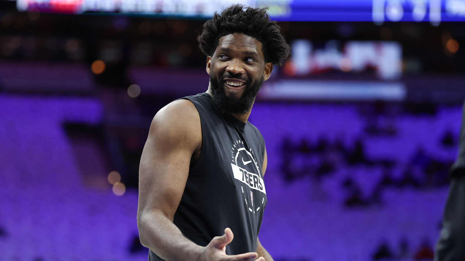 Nick Wright criticizes 76ers’ Joel Embiid for bringing son to Game 4 press conference