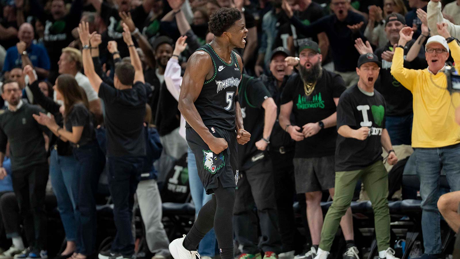 Timberwolves’ Anthony Edwards surges past Dwyane Wade in Game 4 win vs. Spurs