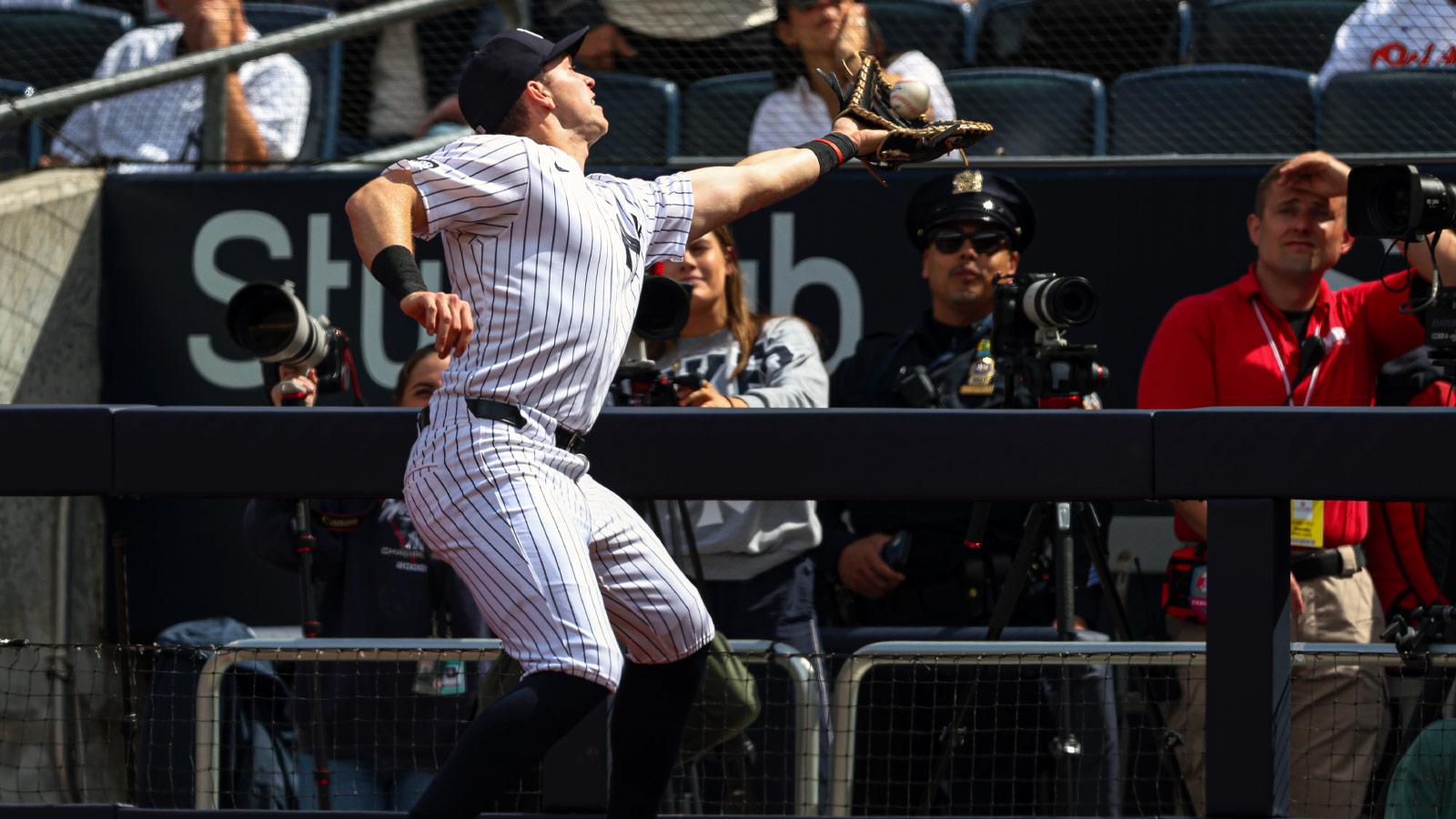 Is Ben Rice back in Yankees lineup vs Orioles after suffering thumb contusion on Sunday?