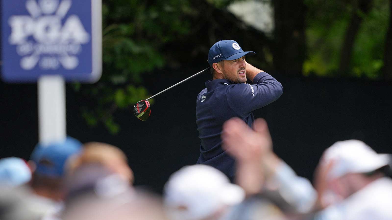 Bryson DeChambeau YouTube jokes out in full force as he makes fool of himself to start PGA Championship