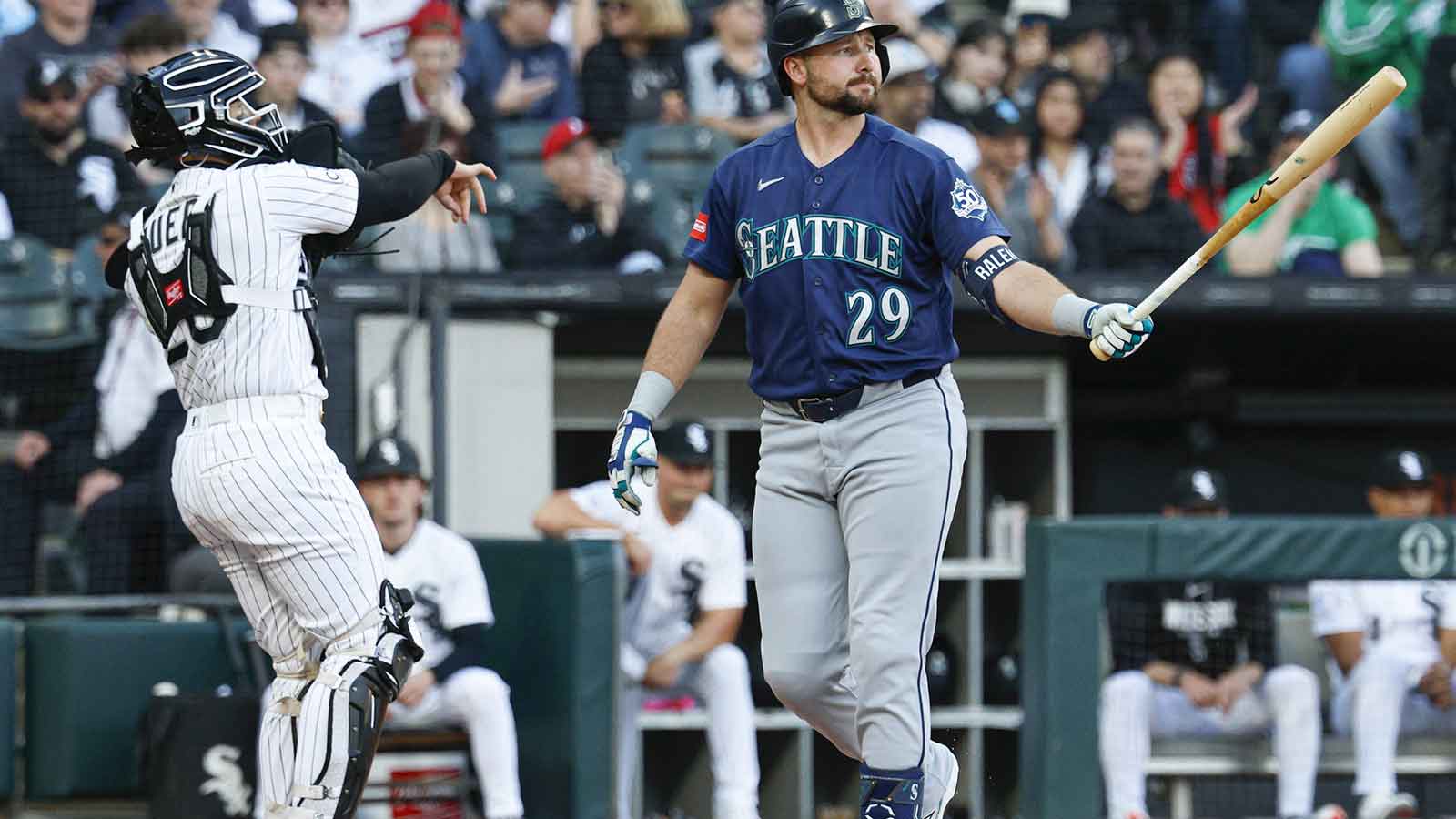 Mariners catcher Cal Raleigh’s slump hits brutal new low despite win over Astros
