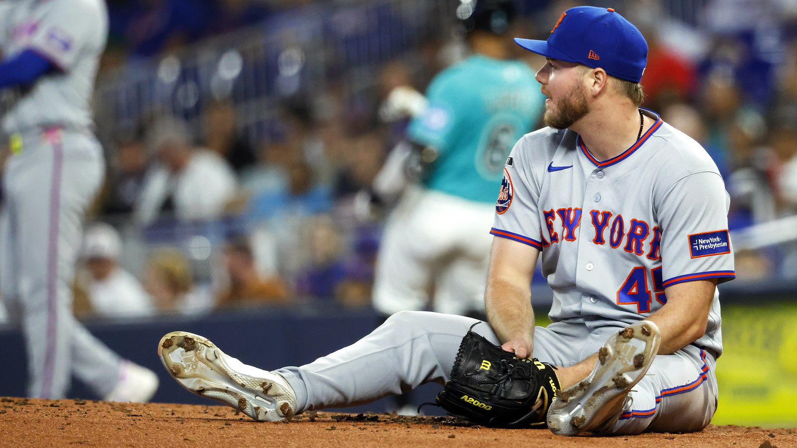 Mets pitcher Christian Scott gets 100% real on brutal run support vs. Marlins