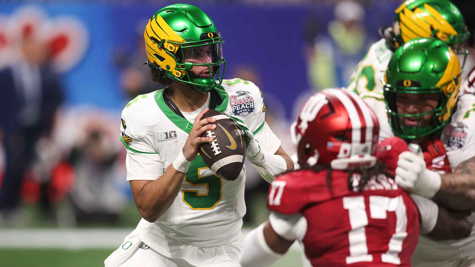 Oregon quarterback Dante Moore’s NFL Draft admission will fire up teammates, fans