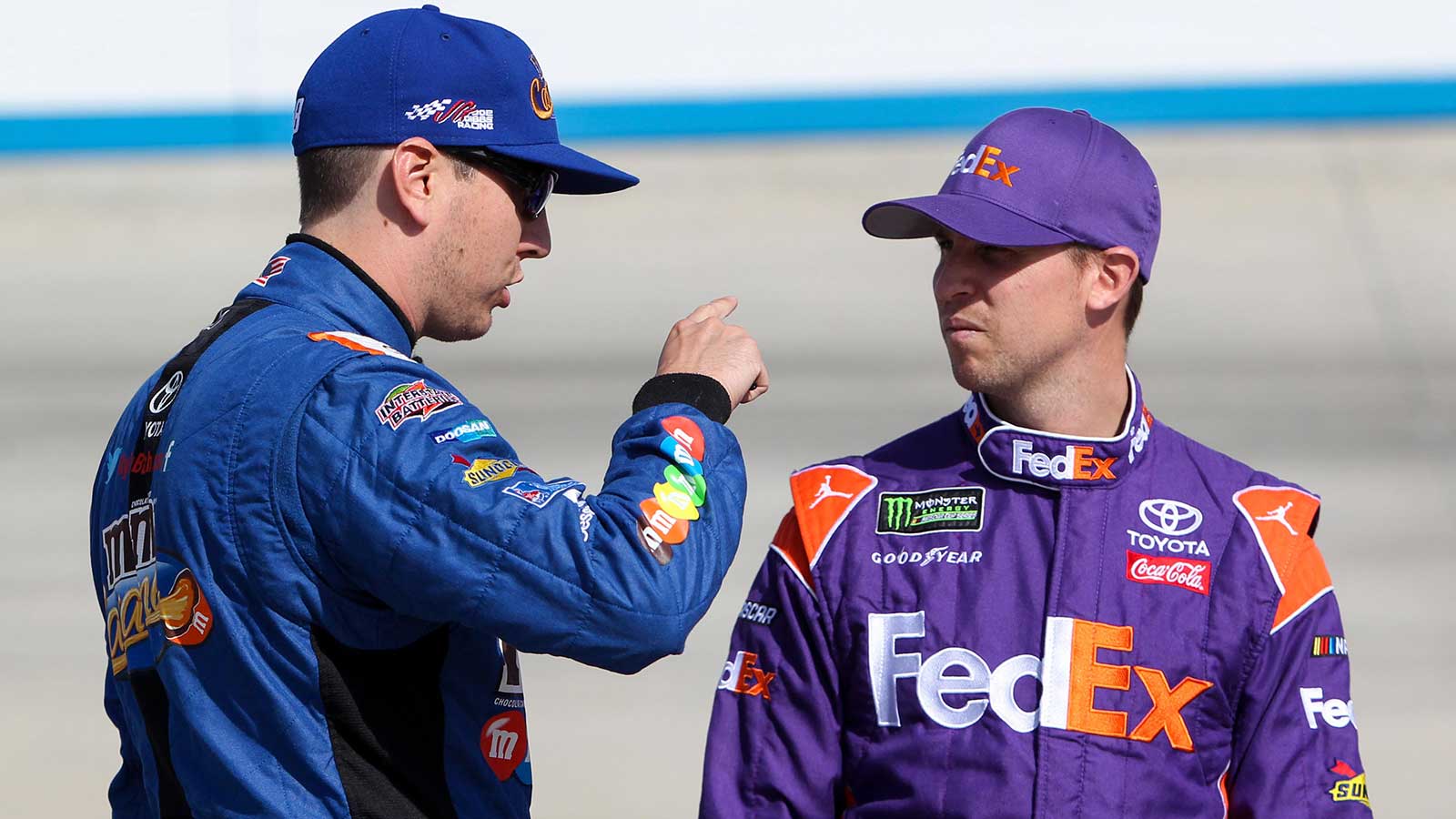 NASCAR news: Denny Hamlin shares devastated reaction to Kyle Busch's ...