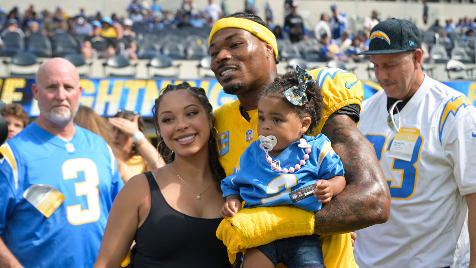 Chargers’ Derwin James, Jim Harbaugh praise each other after historic contract extension