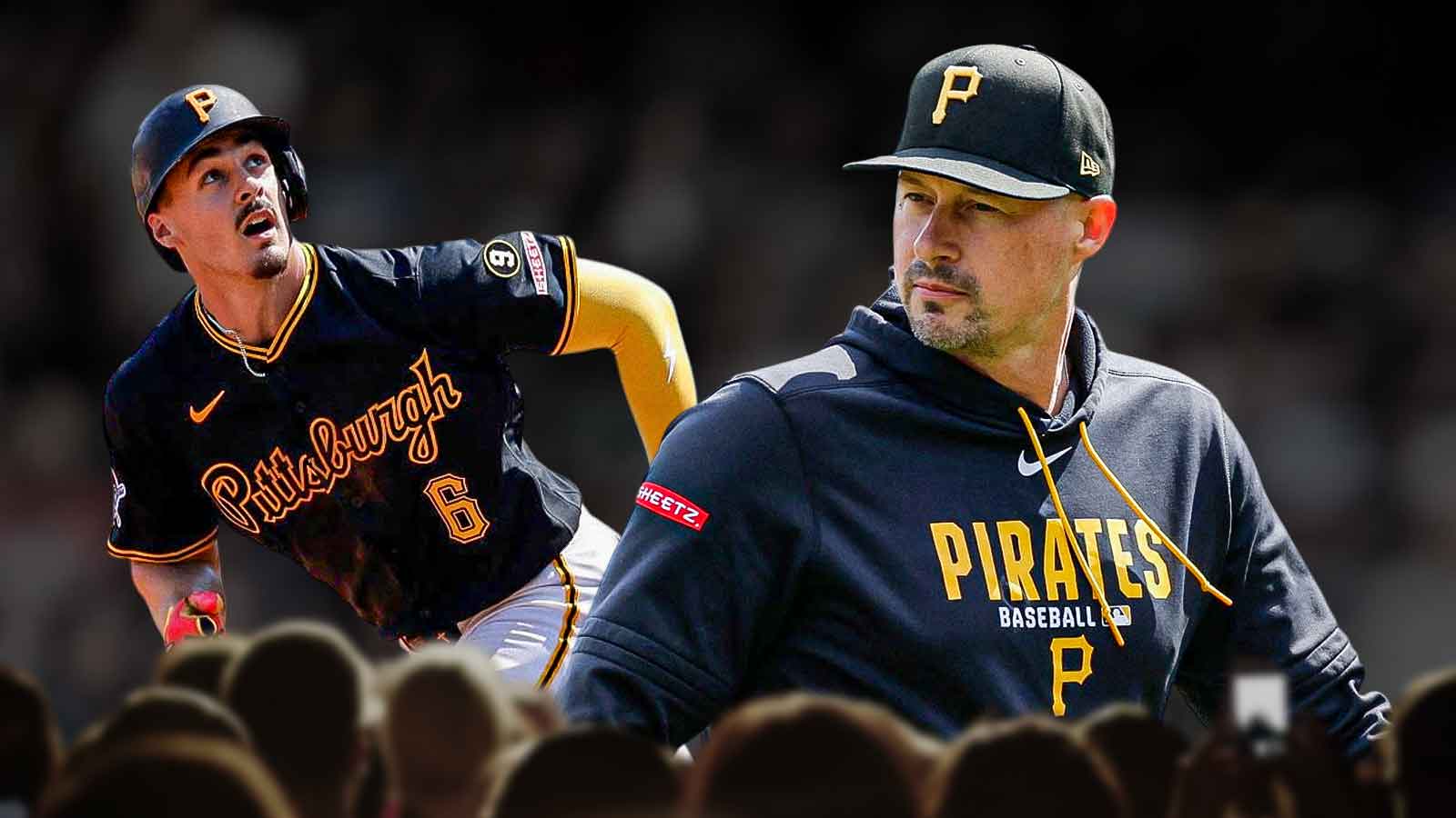 Pirates’ Don Kelly not thrilled after this Konnor Griffin hit-by-pitch goes uncalled
