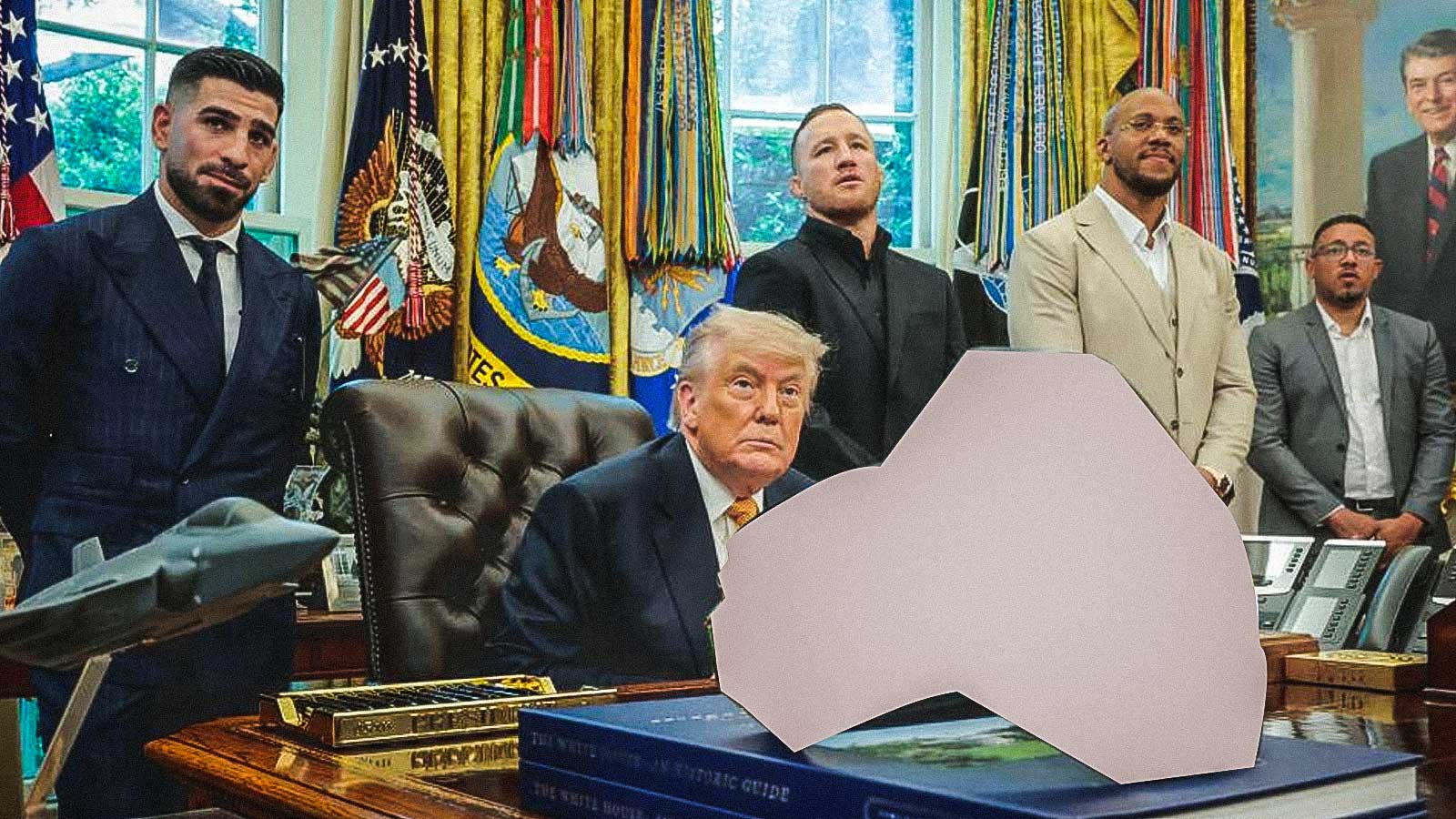 Donald Trump reveals new UFC special White House championship belt