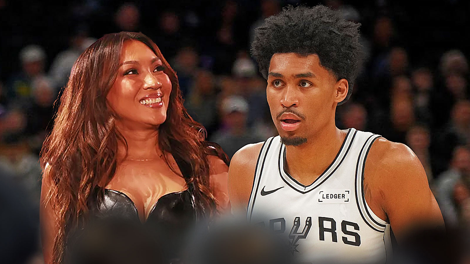 Dylan Harper's mom Maria goes viral after emotional on-court moment celebrating NBA Finals trip