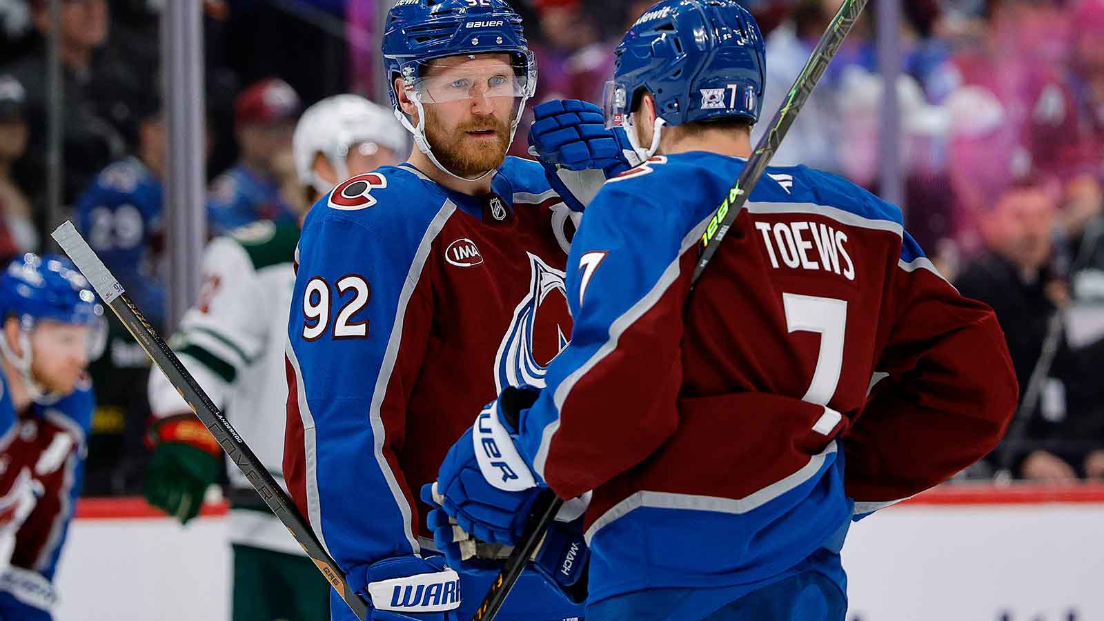 Avalanche’s Gabriel Landeskog perfectly sums up Nathan MacKinnon’s Game 5 heroics
