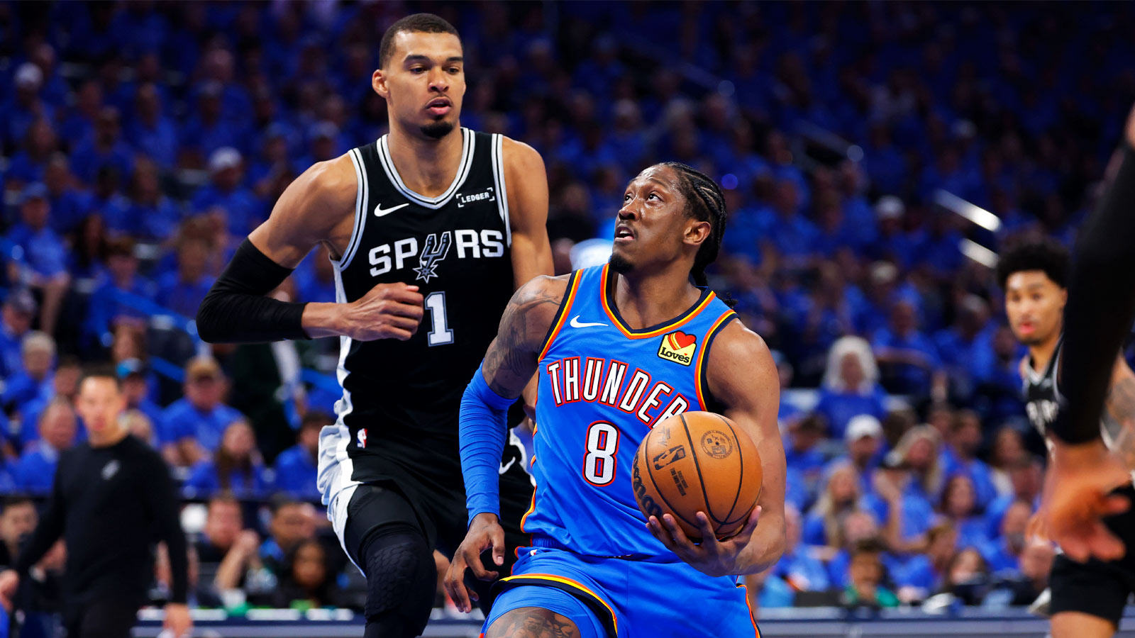 Jalen Williams listed day-to-day with hamstring injury amid Spurs series