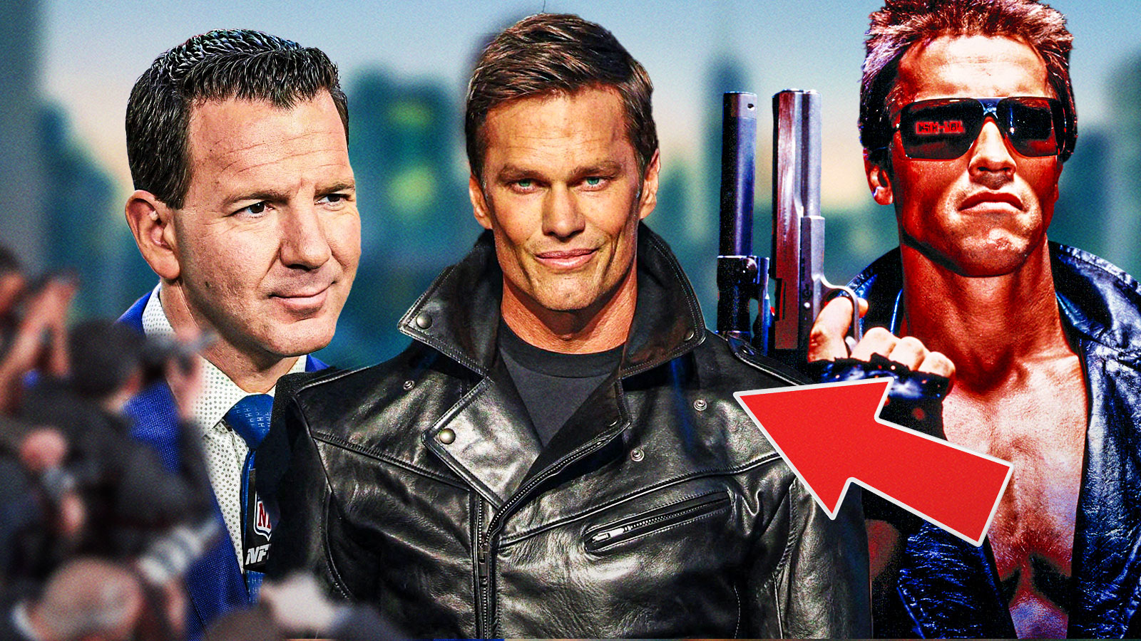 Ian Rapoport makes Terminator 5 joke after seeing Tom Brady’s Gucci runway fit