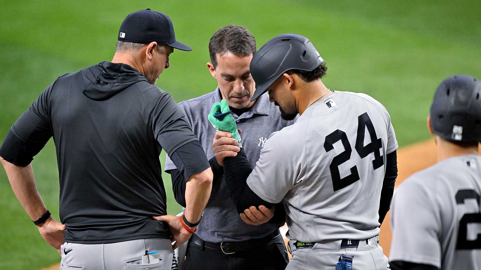 Yankees’ Aaron Boone shares huge Jasson Dominguez injury update