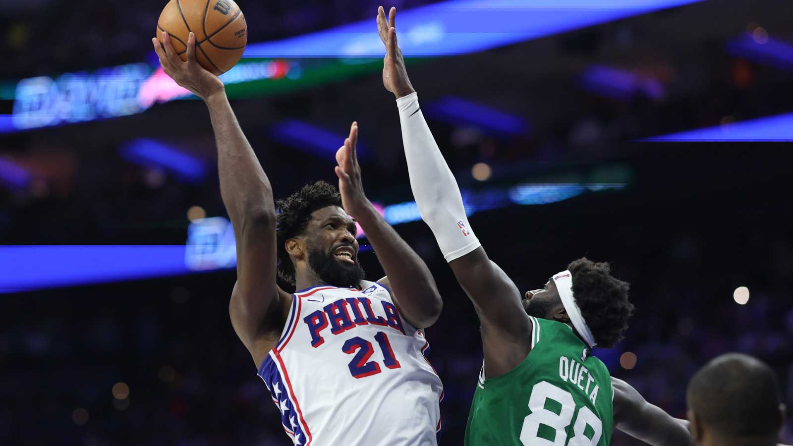 76ers’ Joel Embiid looking like Hakeem Olajuwon in return is ‘craziest NBA s**t ever,’ per playoff rival