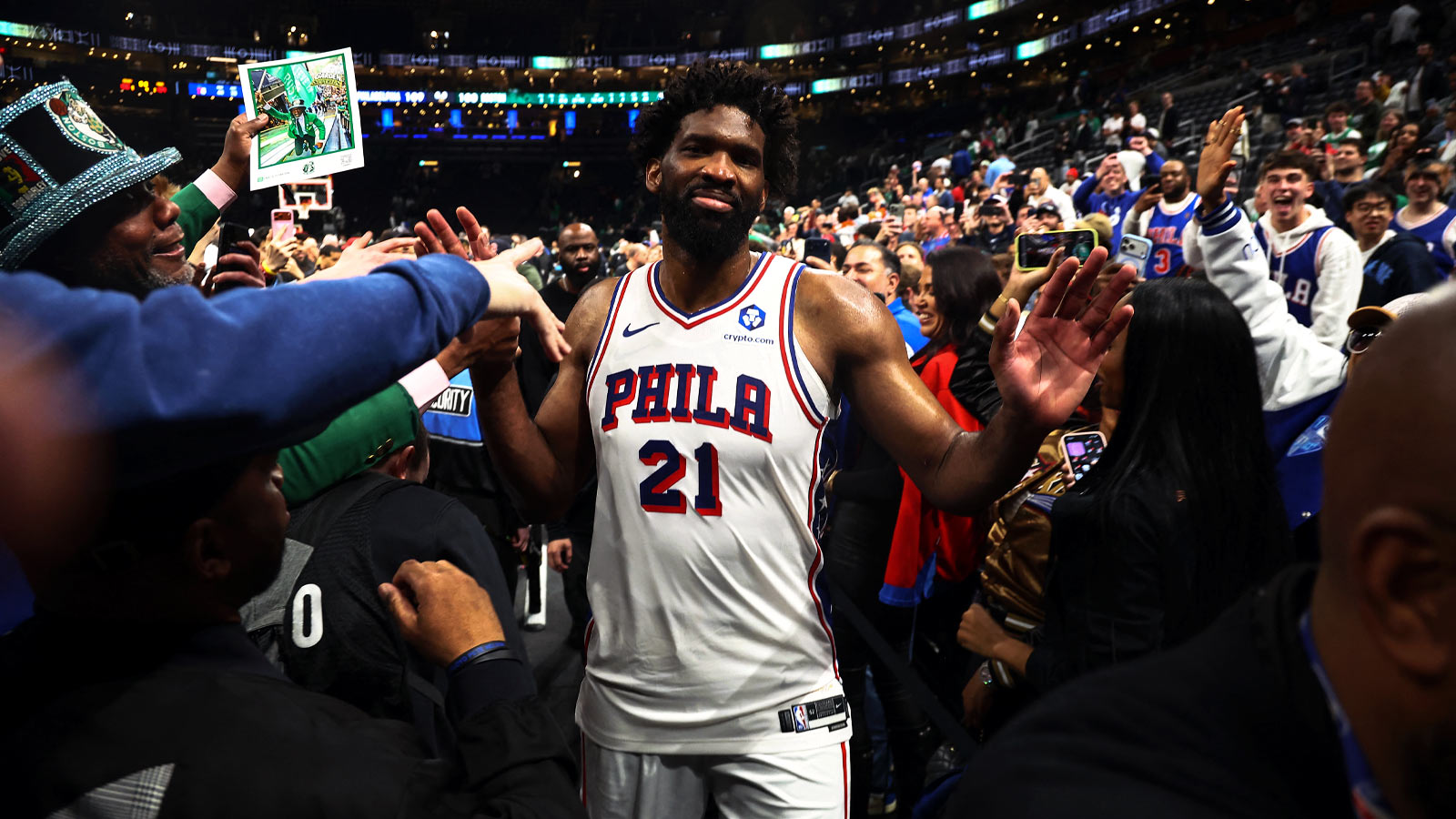Joel Embiid has simple Game 3 request for 76ers fans vs. Knicks